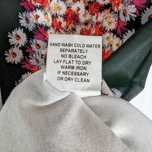 Rabbit Rabbit Rabbit 1/4‎ Sleeve Floral Sheath Midi Dress Size 10 - Picture 9 of 9